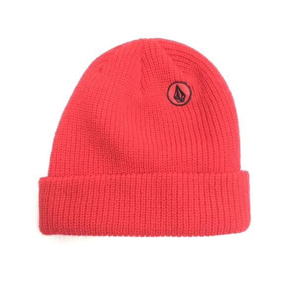 ⚡️Volcom Red Beanie Knit Hat - Picture 2 of 6